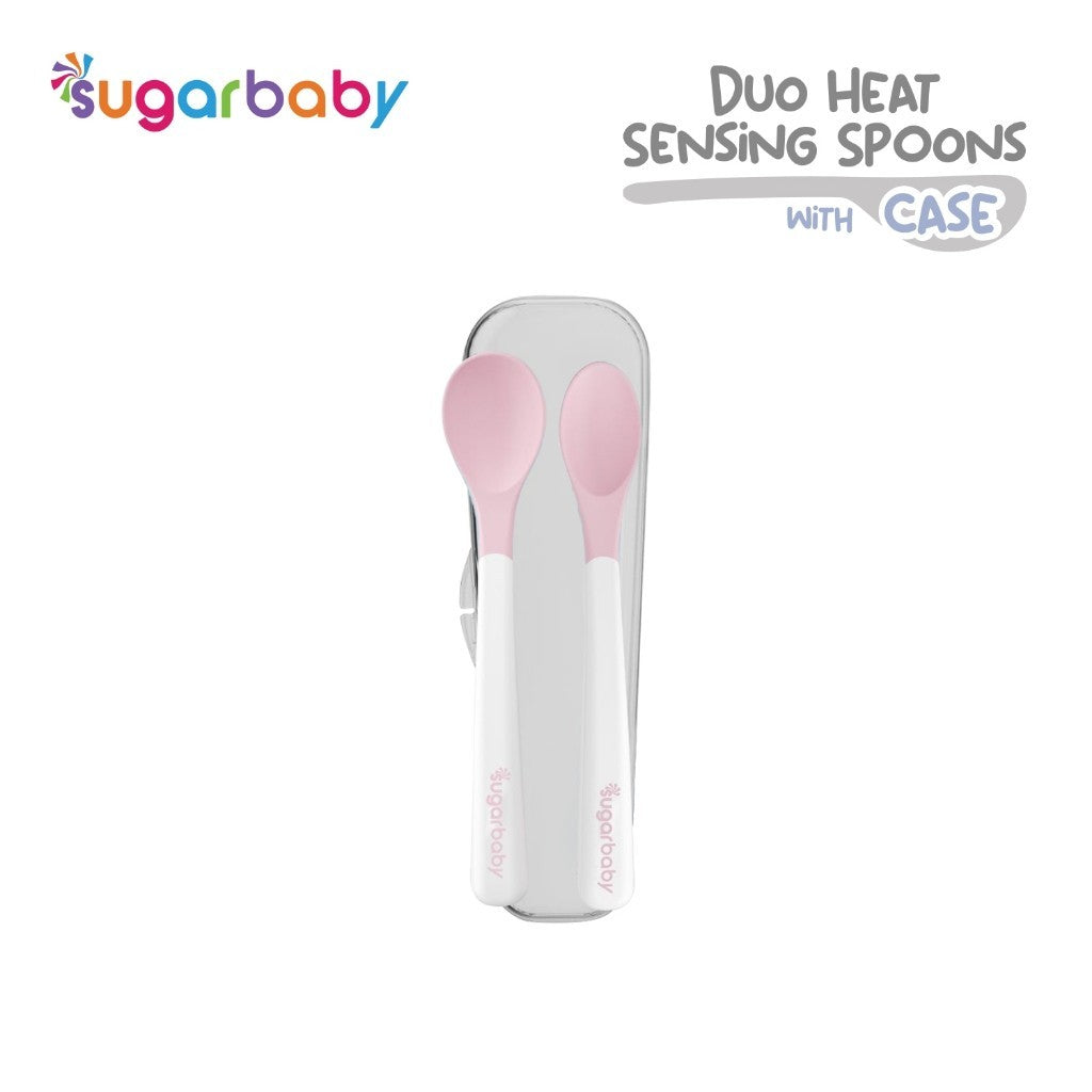 Sugarbaby Duo Heat Sensing Spoon BPA Free/Training Spoon/Peralatan Makan Bayi/Sendok Makan Bayi