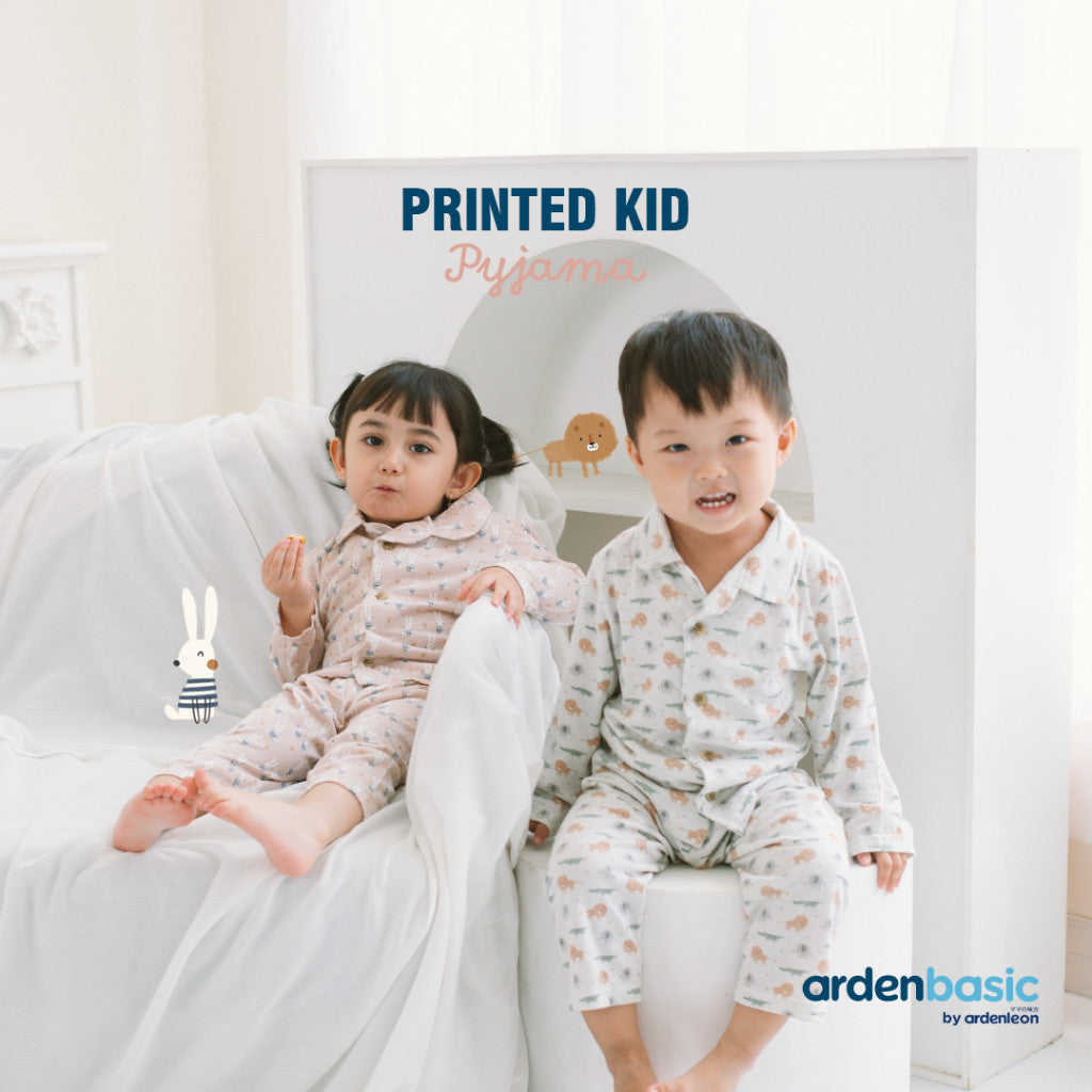 ARDENLEON ArdenBasic Printed Kid Pyjama Setelan Baju Tidur Anak