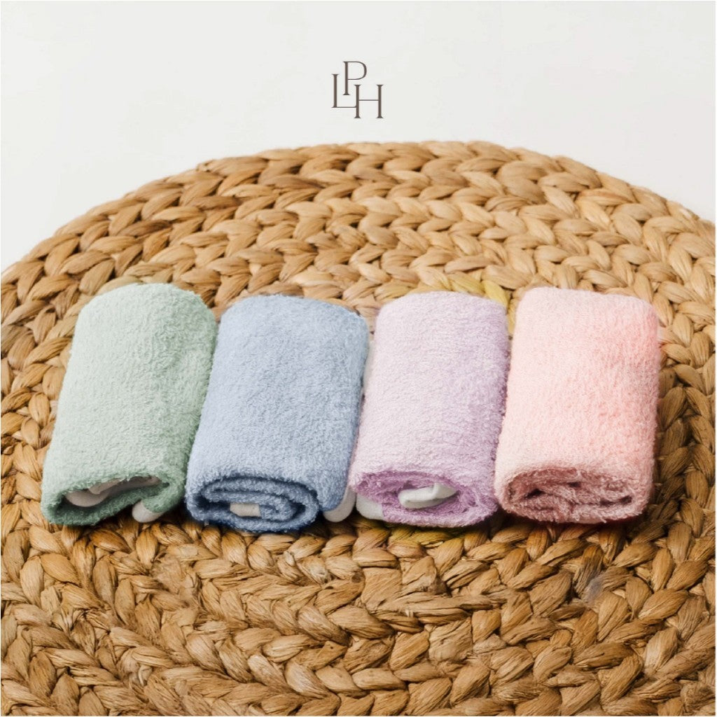 Little Palmerhaus - Bam & Boo Bamboo Washcloth Set Of 4 (Lap Mandi Bayi)
