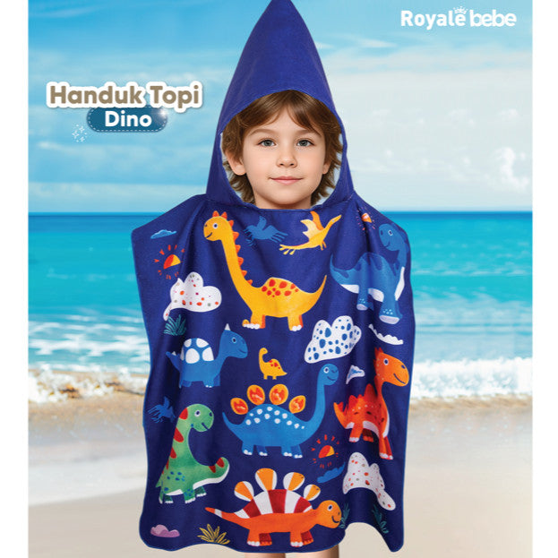 Royale Bebe – Handuk Topi Anak | Handuk Renang Karakter