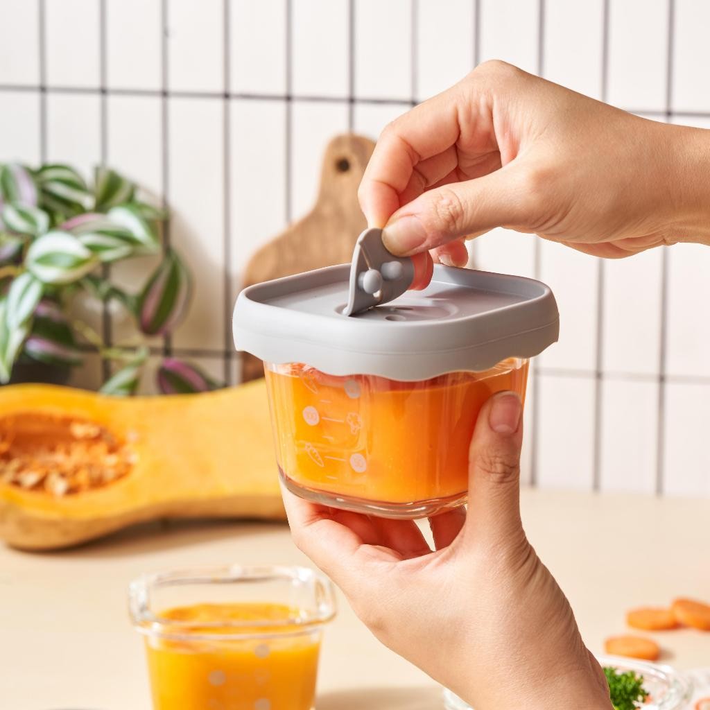 Little Dimple Stackable Baby Food Storage - Tempat Makan Mpasi Bayi - Wadah Mpasi