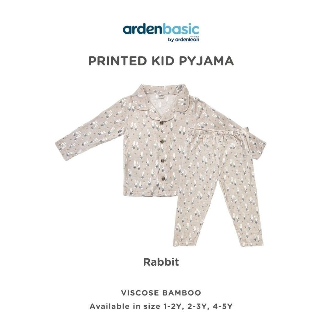 ARDENLEON ArdenBasic Printed Kid Pyjama Setelan Baju Tidur Anak