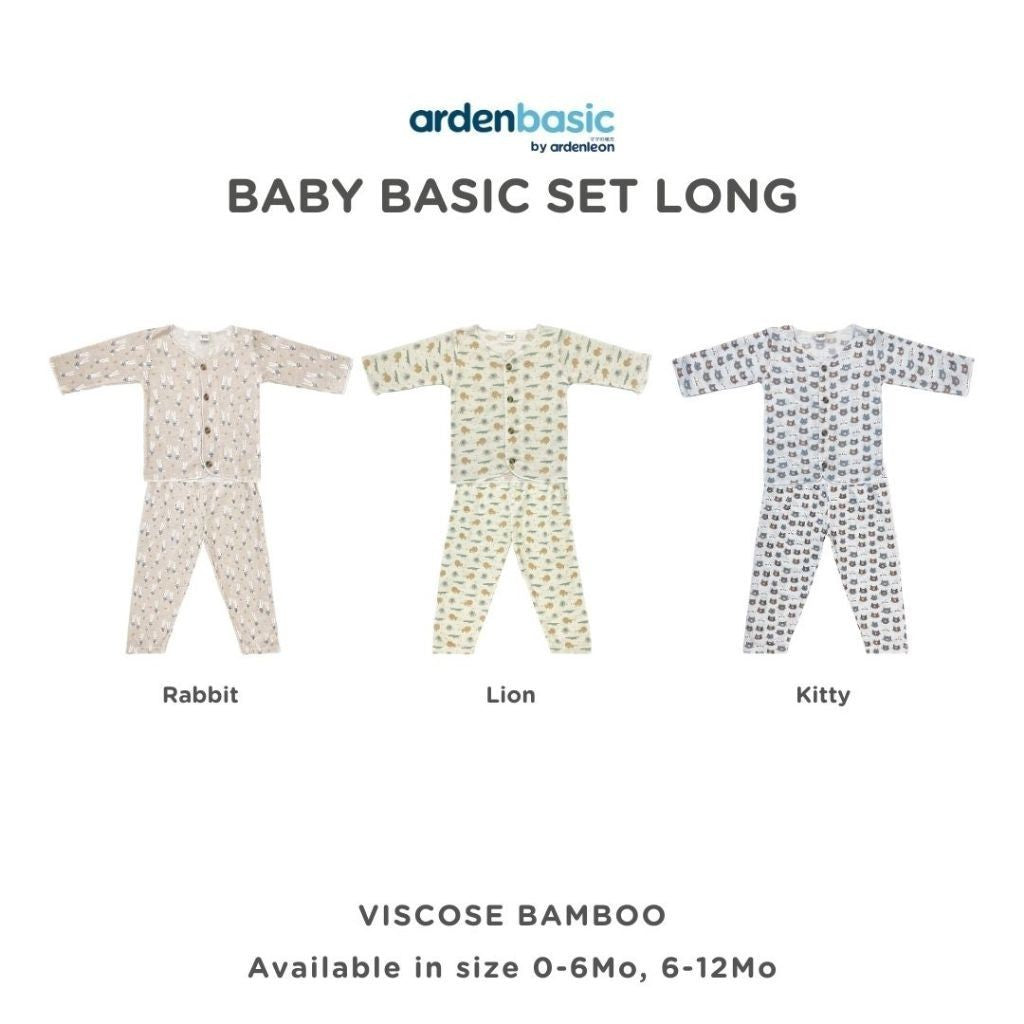 ARDENLEON ArdenBasic Baby Basic Set Long Setelan Panjang Bayi