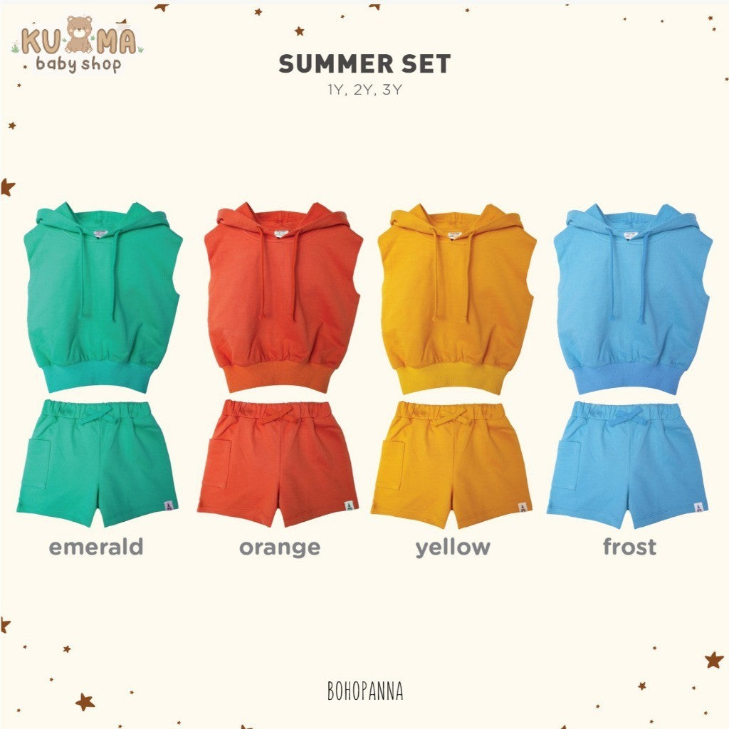 BOHOPANNA - SUMMER SET - Setelan Baju Anak Laki-Laki