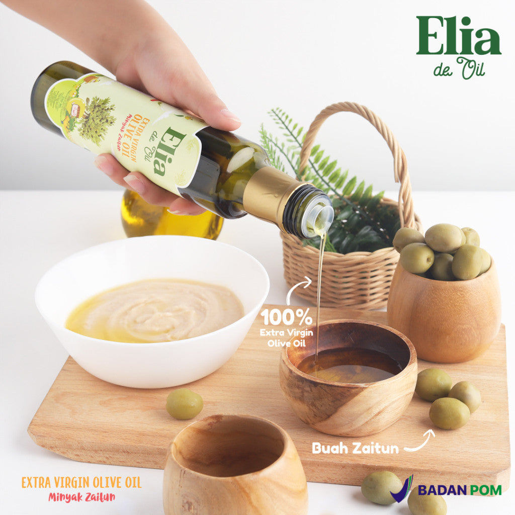 ELIA DE OIL Olive Oil / Extra Virgin Olive Oil for Kids / Minyak Zaitun Anak / MPASI Anak