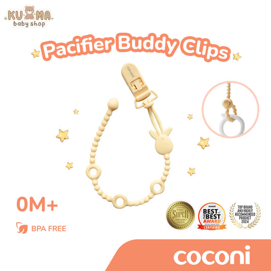 COCONI Pacifier Buddy Clips - Penjepit Empeng Teether Bayi Silicone