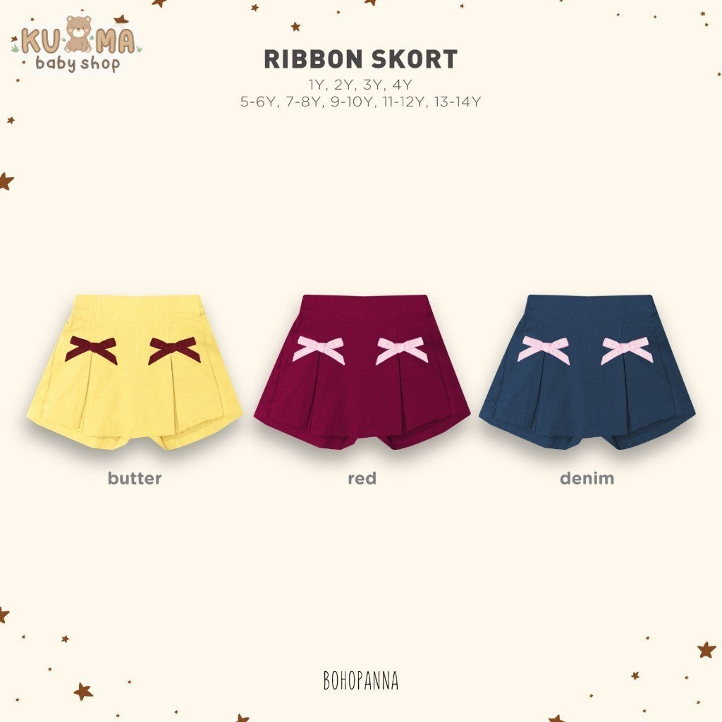 BOHOPANNA - RIBBON SKORT - Rok Anak Perempuan Butter