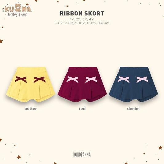BOHOPANNA - RIBBON SKORT - Rok Anak Perempuan Butter