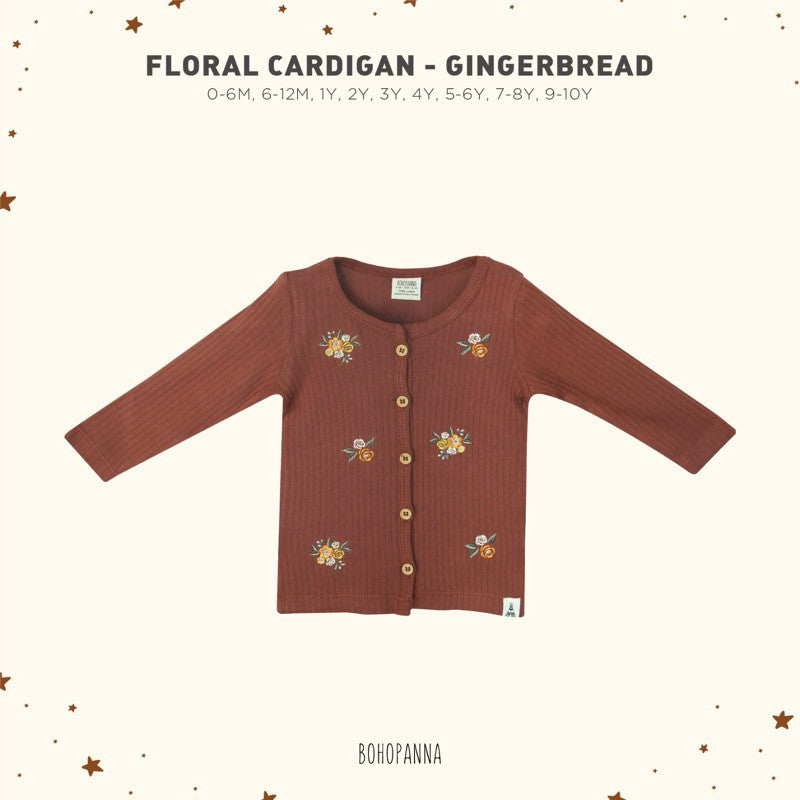 BOHOPANNA - FLORAL CARDIGAN - CARDIGAN ANAK PEREMPUAN
