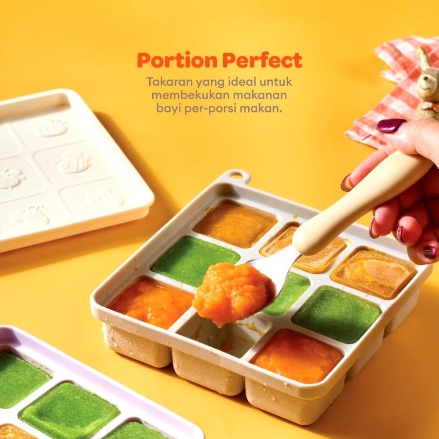 Little Dimple Silly Freeze Cetakan Makanan Silikon Freezer Microwave
