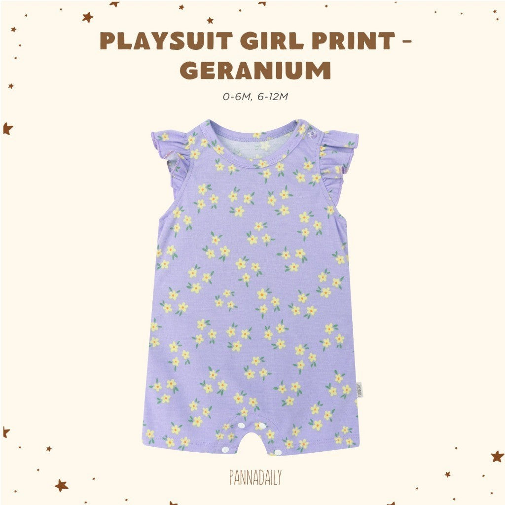 BOHOPANNA - PANNADAILY - PLAYSUIT GIRL PRINT - Jumper Bayi