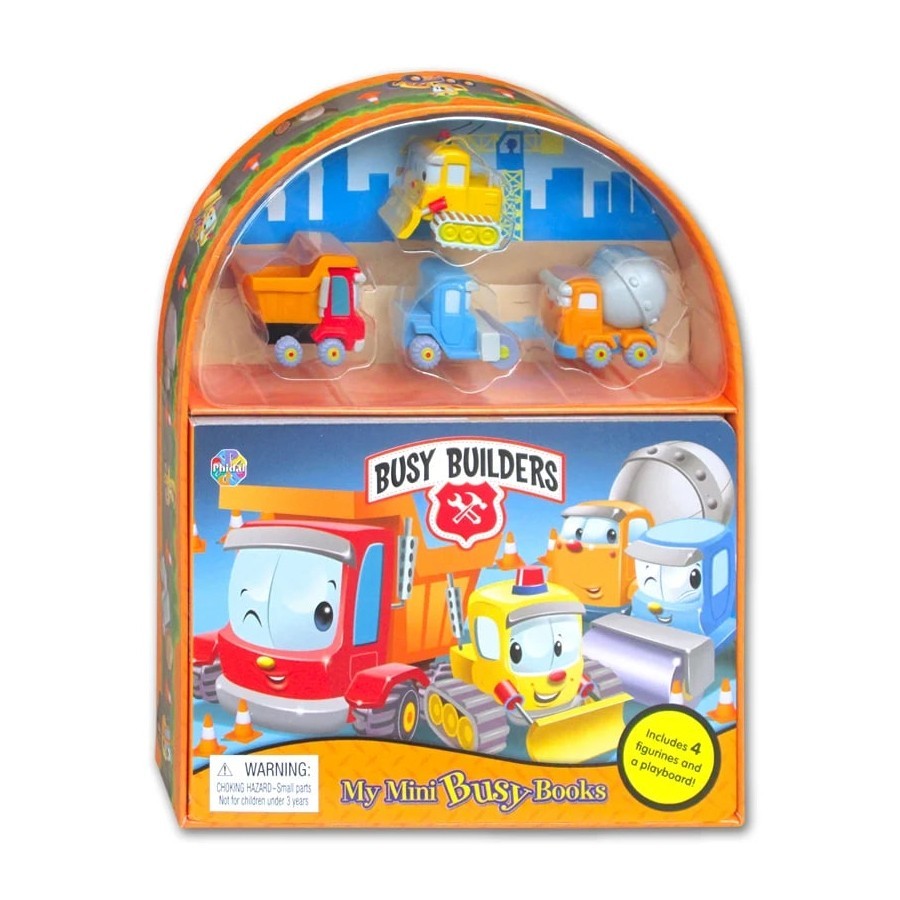 My Mini Busy Book includes 4 Figurines, a Playboard and a Board Book! [Phidal]