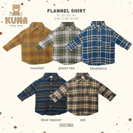 BOHOPANNA - FLANNEL SHIRT - FLANEL SHIRT - Atasan Anak Laki-Laki