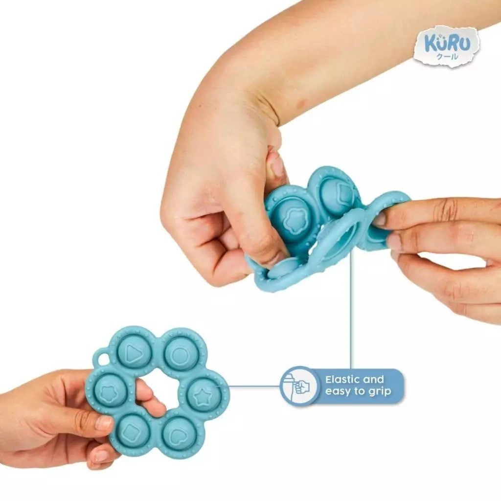 Kuru ST3 Baby Premium Silicone Teether - Gigitan Bayi