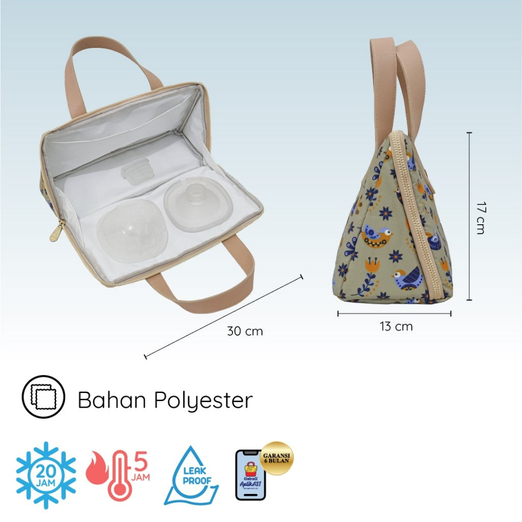 Gabag - Pombag - Bag Penyimpanan Sparepart Breastpump - Pompaasi - Handsfree Breastpump | Pompa Asi