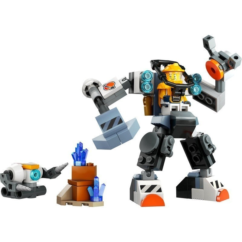 LEGO City 60428 Space Construction Mech Suit Toy (140 Pieces) Balok Mainan Anak (6 Tahun+)