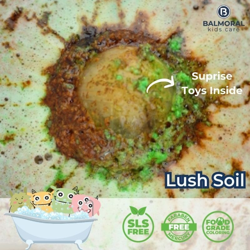 Balmoral Kids Sensory Bath Bombs Earth Series With Surprise Toys Colorful Scent
