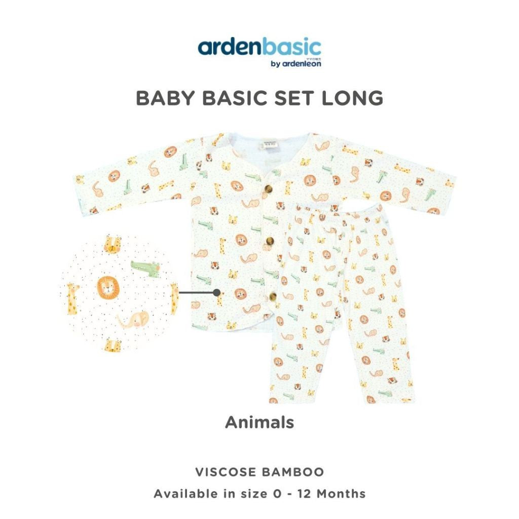 ARDENLEON ArdenBasic Baby Basic Set Long Setelan Panjang Bayi