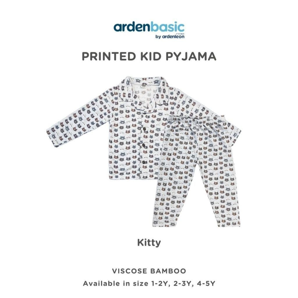 ARDENLEON ArdenBasic Printed Kid Pyjama Setelan Baju Tidur Anak