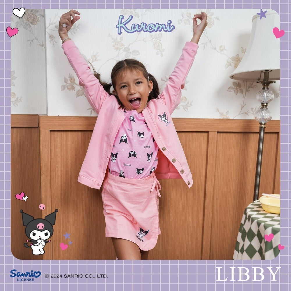 LIBBY Sanrio Elio Cardigan Anak Perempuan Kuromi Cinnamoroll 9 Bulan- 4 Tahun(1 Pcs)Sweater | Jaket