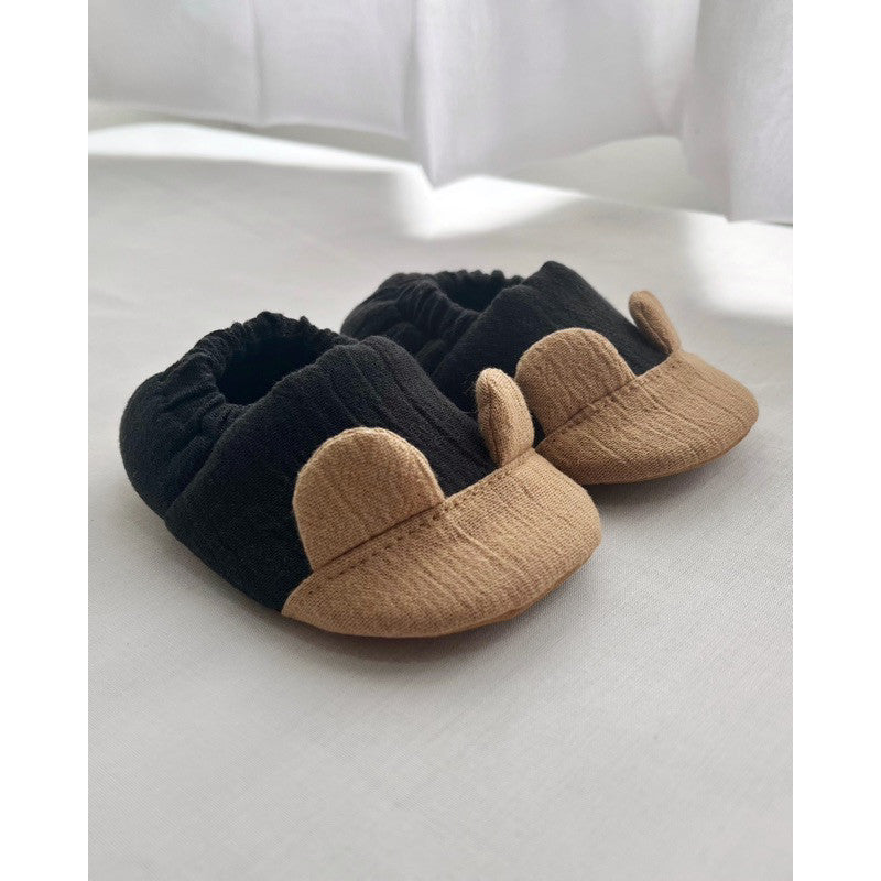 Petita Petito Crinkled Bear Baby Shoes Sepatu Bayi Prewalker Anti-slip