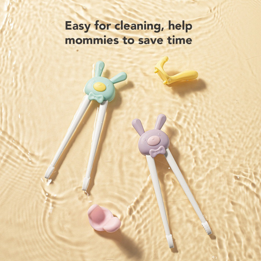 Sakumini Bunny Kids Training Chopstick Sumpit Anak Belajar Makan BPA Free