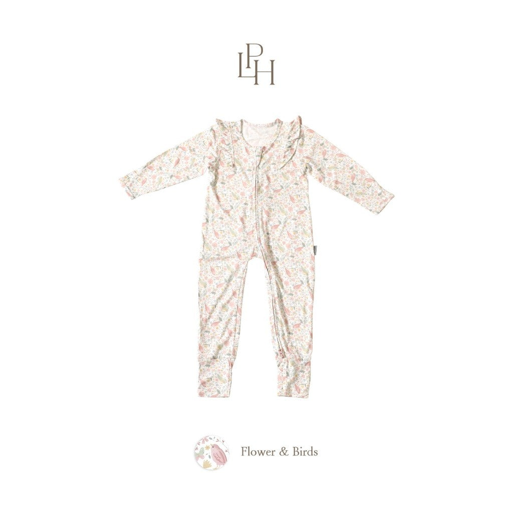 Little Palmerhaus - TENCEL™ Girl Sleepsuit (Jumper Bayi Perempuan) 4.0