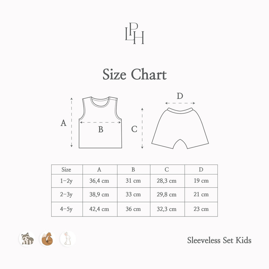 Little Palmerhaus - Little Wear Kids Sleeveless Set 27.0 (Setelan Anak Lengan Buntung)