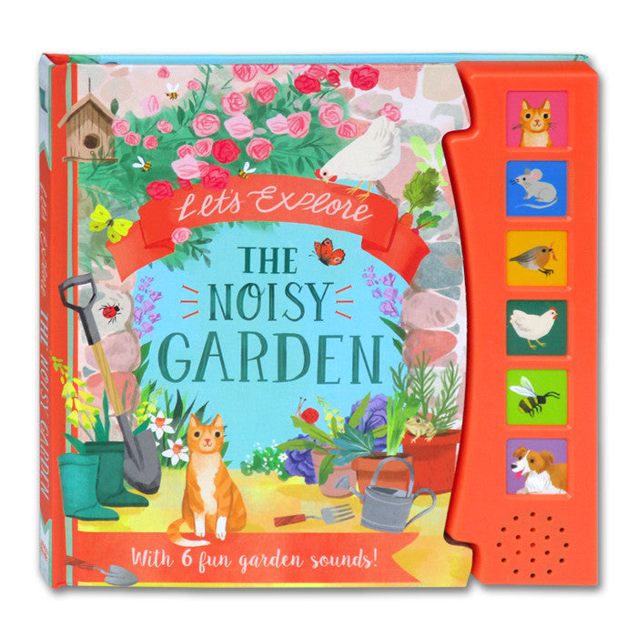 [NPP] Let's Explore THE NOISY GARDEN / JUNGLE / OCEAN / WOOD Sound Board Book With 6 Fun Sounds!