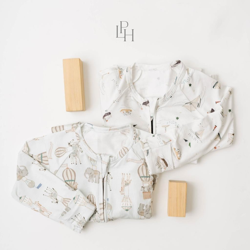 Little Palmerhaus - Tencel Sleepsuit (Jumpsuit Bayi) 3.0