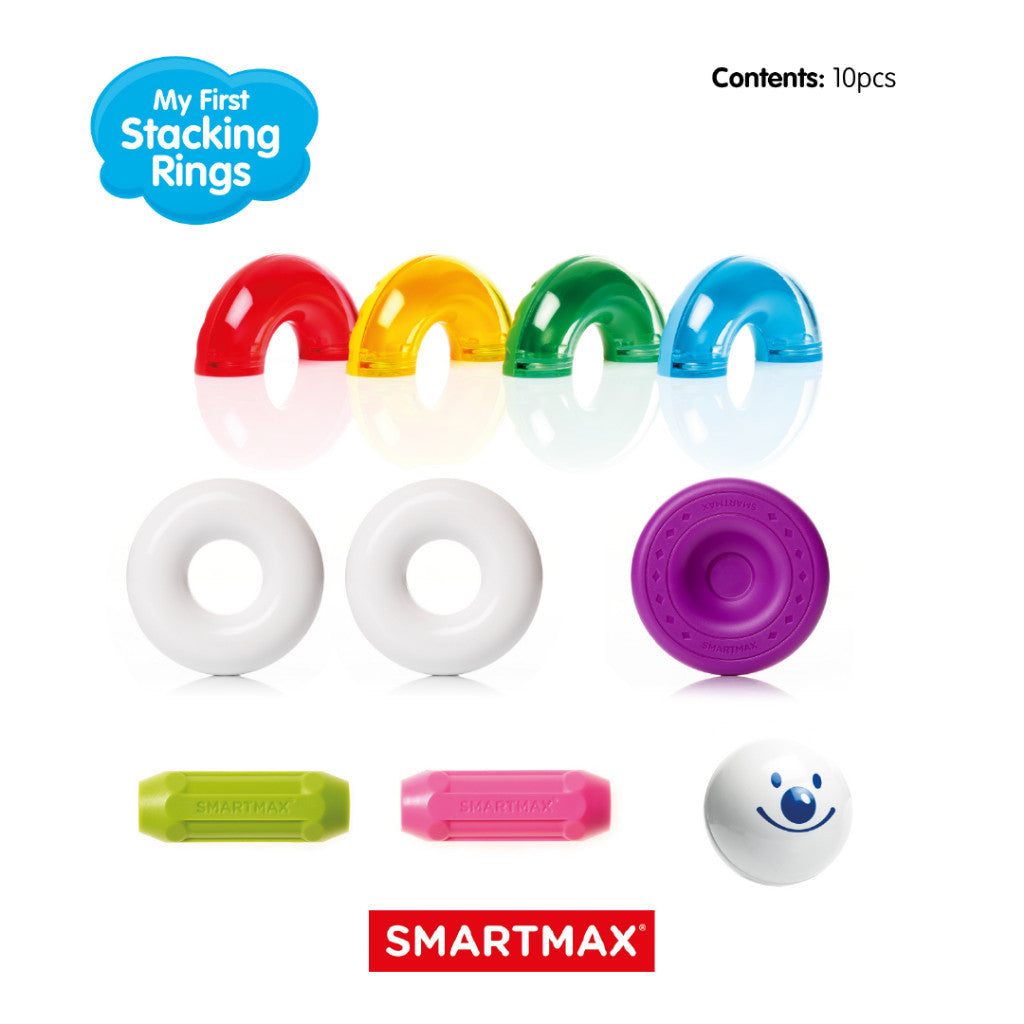 SmartMax My First Stacking Rings Mainan Edukasi & Motorik Anak Mainan Magnet