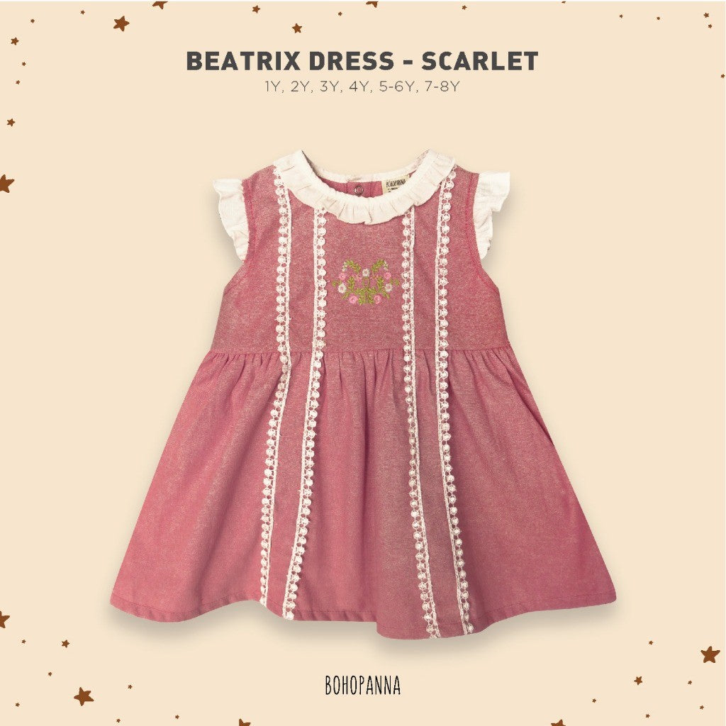 BOHOPANNA - BEATRIX DRESS - Dress Anak Perempuan