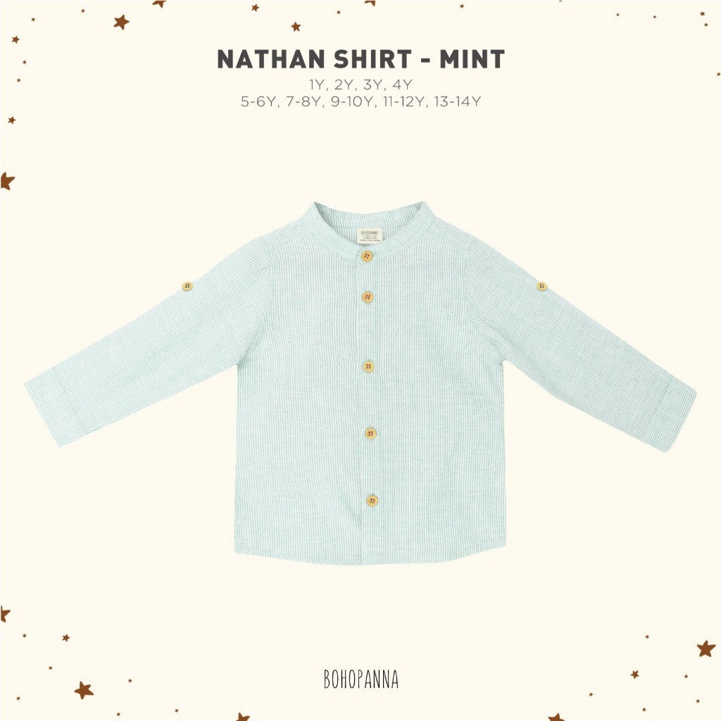 BOHOPANNA - NATHAN SHIRT - Atasan Anak Laki-Laki - Lengan Panjang - Atasan Panjang 2422