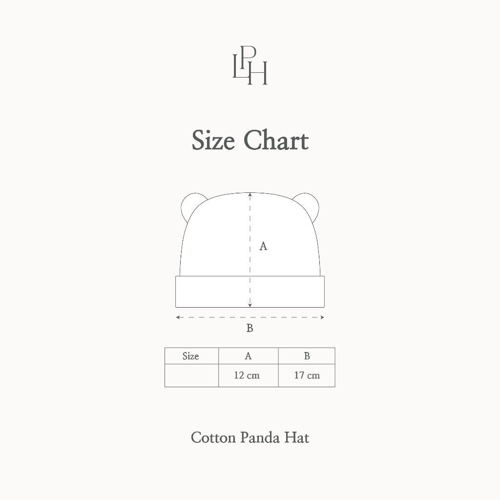 Little Palmerhaus - Cotton Panda Hat (Topi Bayi) 4.0