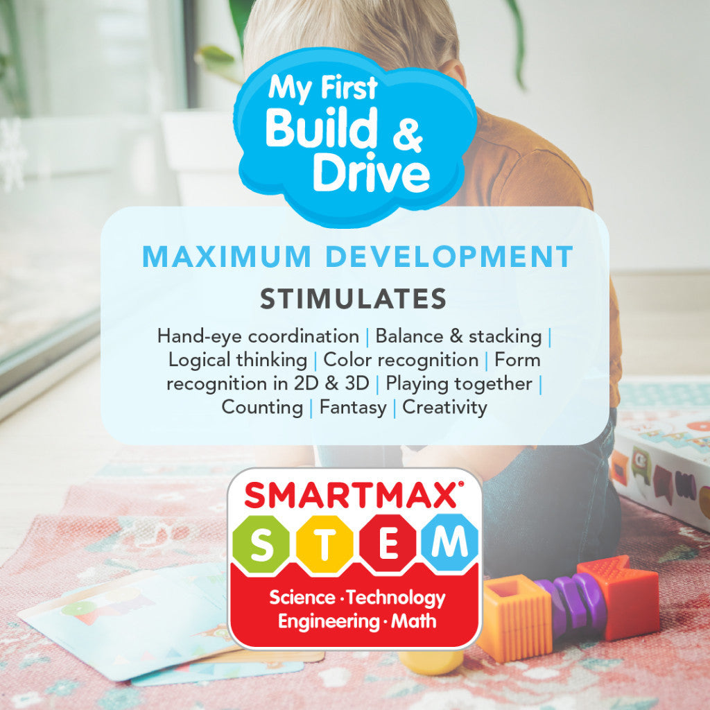 SmartMax My First Build & Drive Mainan Edukasi & Motorik Anak Mainan Magnet