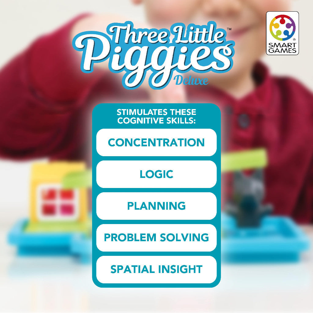 SmartGames Three Little Piggies Mainan Edukasi Anak Board Game