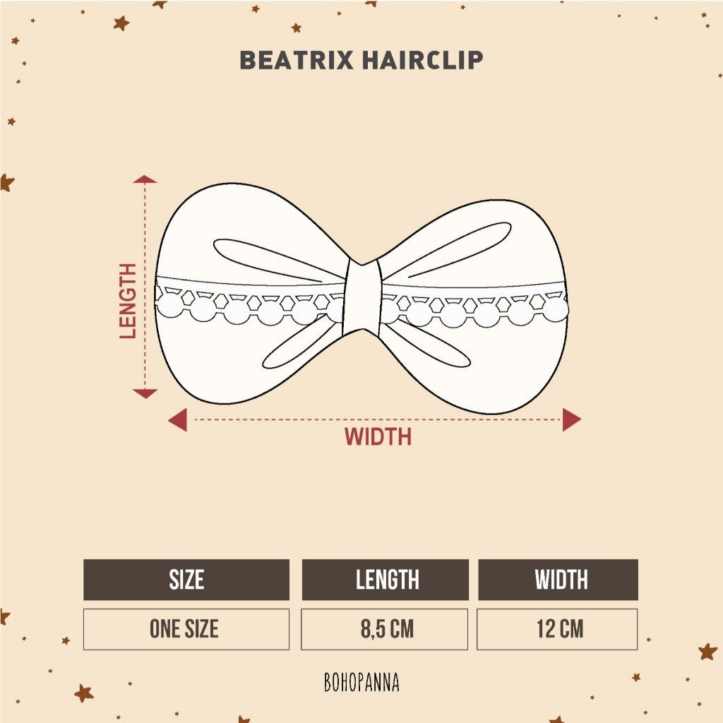 BOHOPANNA - BEATRIX HAIRCLIP - Jepit Rambut Anak
