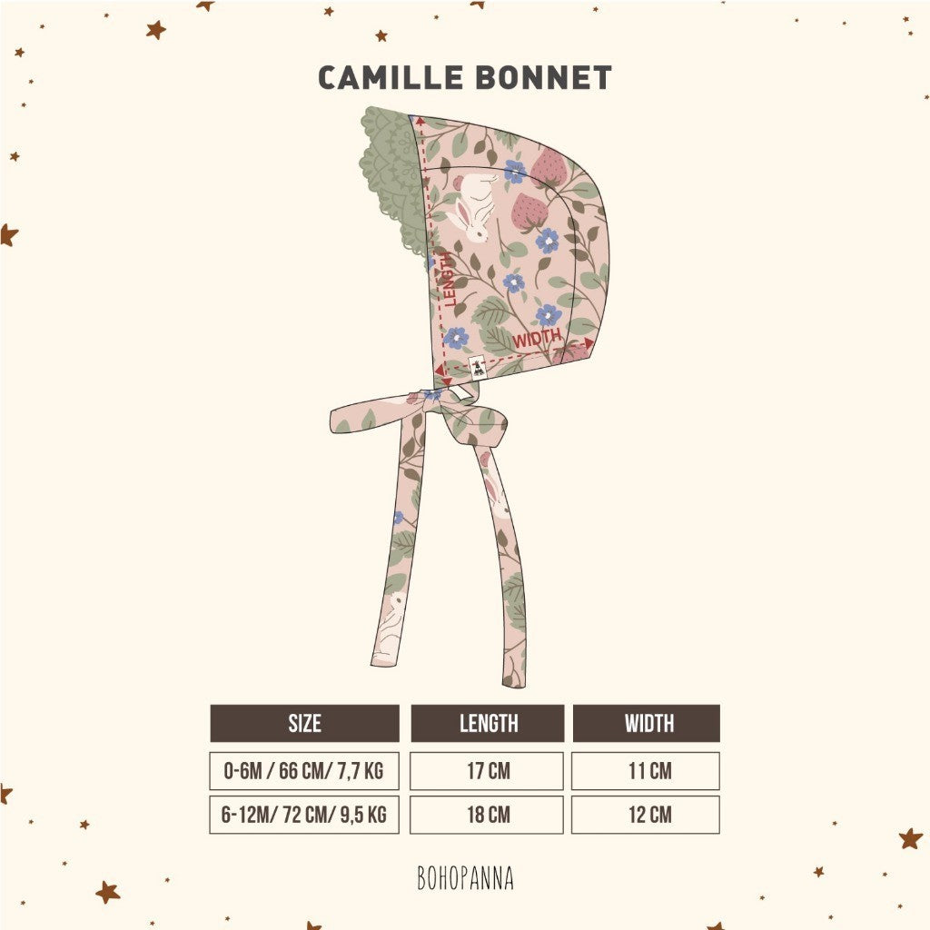 BOHOPANNA - BONNET CAMILLE - Topi Bayi Perempuan