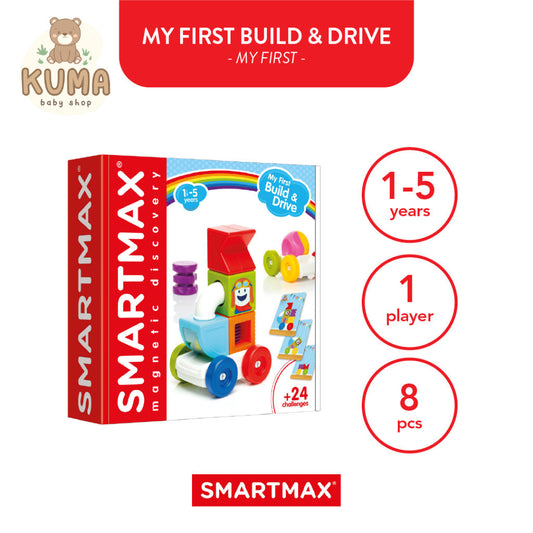 SmartMax My First Build & Drive Mainan Edukasi & Motorik Anak Mainan Magnet
