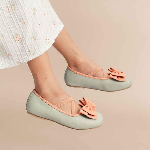 WEARLUCA Sophia - Sepatu Flat Pita Anak Perempuan