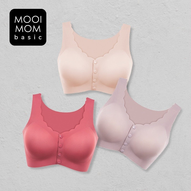 MOOIMOM Basic Bra Hamil & Menyusui Air Buckle Maternity & Nursing Bra