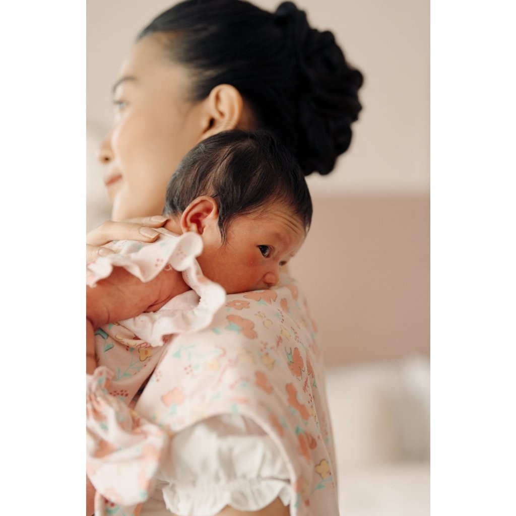 BOHOPANNA - PANNADAILY - BURP BIB GIRL PRINT - Slabber Bayi