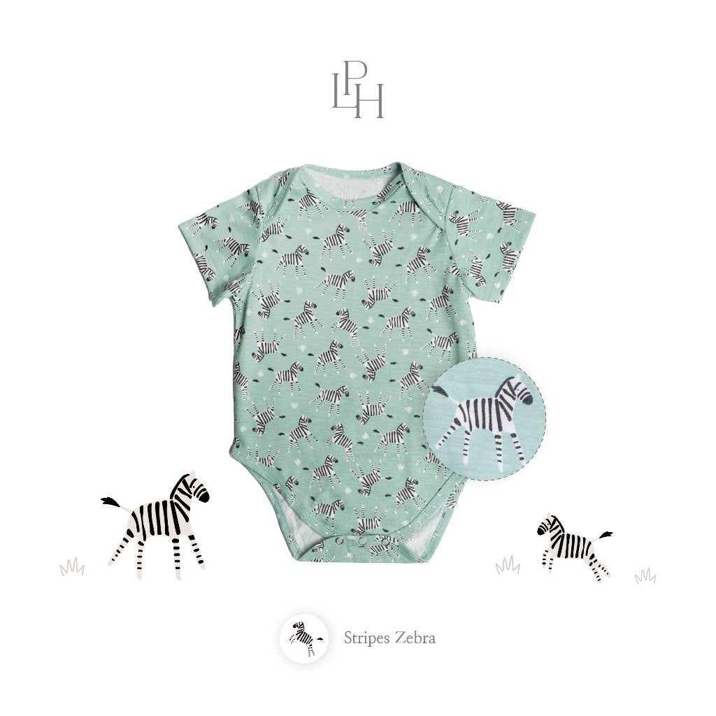 Little Palmerhaus - Little Wear Short Bodysuit (Jumper Bayi) 30.0