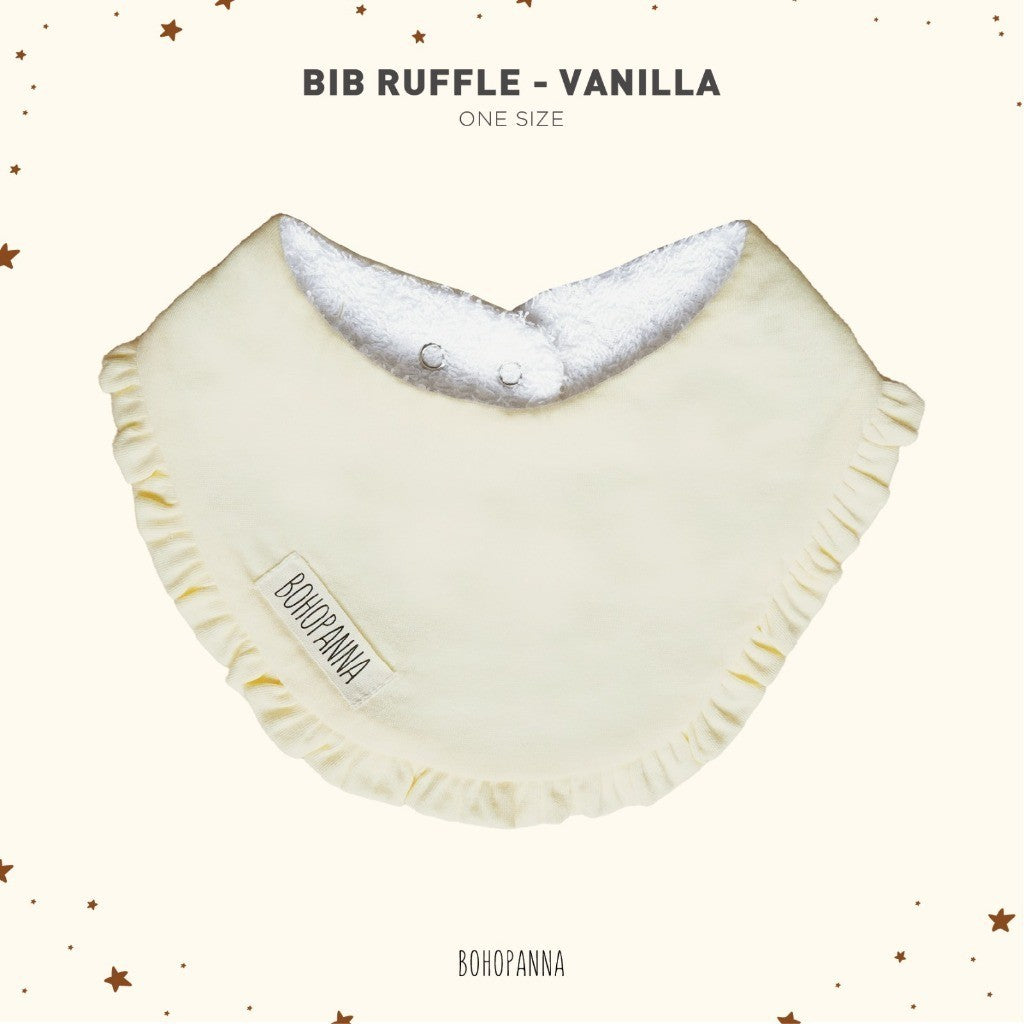 BOHOPANNA - BIB RUFFLE - Slabber Bayi Perempuan 2436