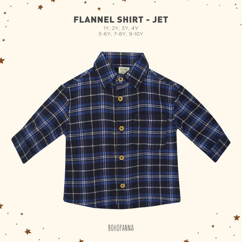 BOHOPANNA - FLANEL SHIRT - FLANNEL SHIRT - Atasan Anak Laki-Laki