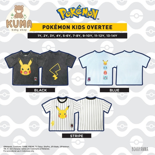 BOHOPANNA | POKÉMON - KIDS OVERTEE - OVERTEE WASHED - ATASAN ANAK