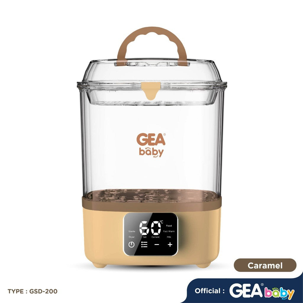 GEA Baby Multifunction Warmer Sterilizer Dryer GSD-200 Penghangat Susu & Makanan Steril Botol Bayi Pengering Botol Susu Warmer Steam Dryer Baby Bottle
