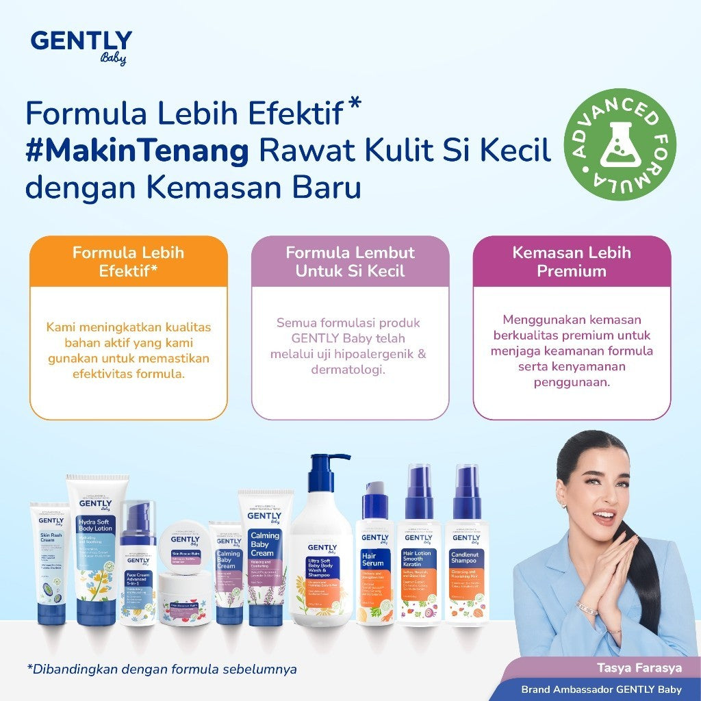 [Tasya Farasya Approved] GENTLY  Baby Rash Cream 20 gr | Krim Pereda Ruam Popok pada Bayi