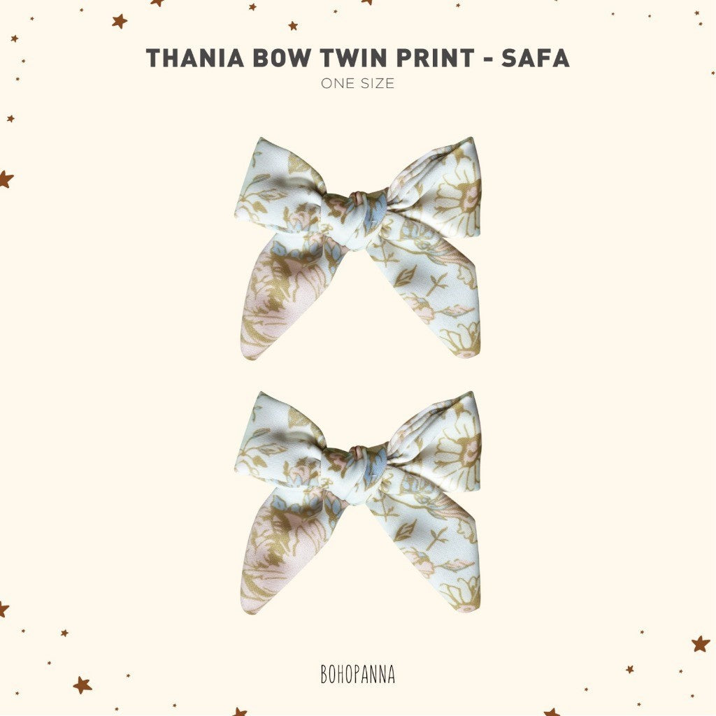 BOHOPANNA - THANIA BOW TWIN PRINT - Pita Bayi