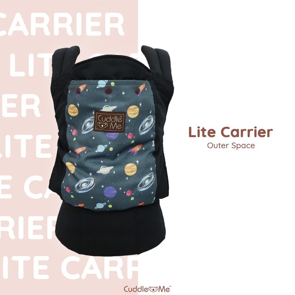 LITE CARRIER MOTIF Gendongan Bayi Depan Belakang SSC Praktis, Aman Nyaman SNI Cuddle Me